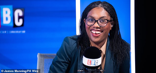 Conservative Party leader Kemi Badenoch takes part in a phone-in on LBC, from the Millbank Studios in Westminster, central London. Picture date: Wednesday February 25, 2026. PA Photo. Photo credit should read: James Manning/PA Wire