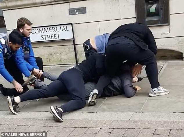 Pullen was injured while resisting arrest, before escaping from police while still in handcuffs after making a run for it at The Grange Hospital