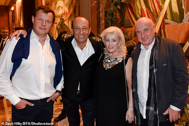 Vodka king Yuri Shefler (pictured left) in 2015 - two years before he bought the Tulchan Estate