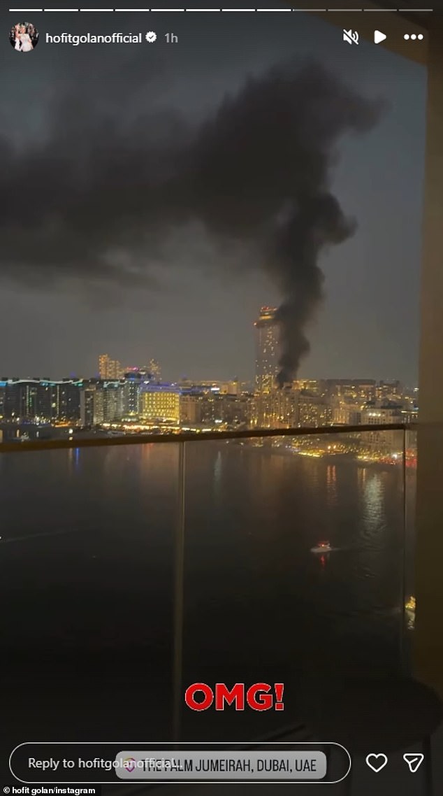 An Iranian missile hit Dubai's famous hotel on Saturday as Tehran launches widespread revenge attacks across the Middle East following US airstrikes