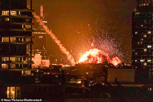 Massive explosions and air raid sirens have erupted over Tel Aviv as Iran launches surgical missile strike in retaliation to a joint Israeli-US strike on Iranian territory early Saturday morning