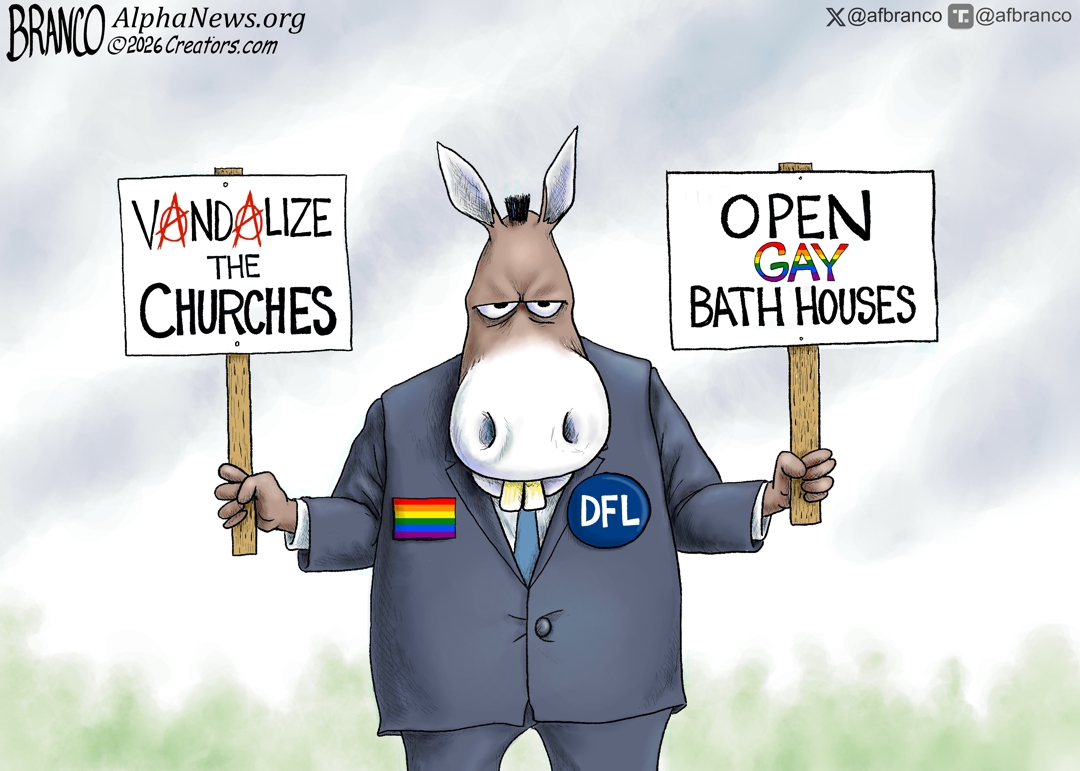 Branco Cartoon – Godless In Minnesota