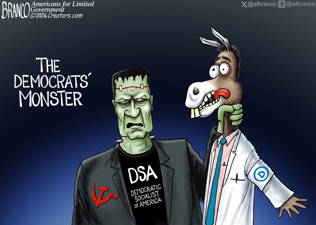 Branco Cartoon – Democrats’ Monster