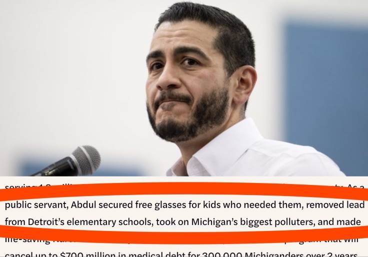 Abdul El-Sayed Falsely Claims He 'Removed' Lead from the Water in Detroit Elementary Schools When He Was City's Health Director 