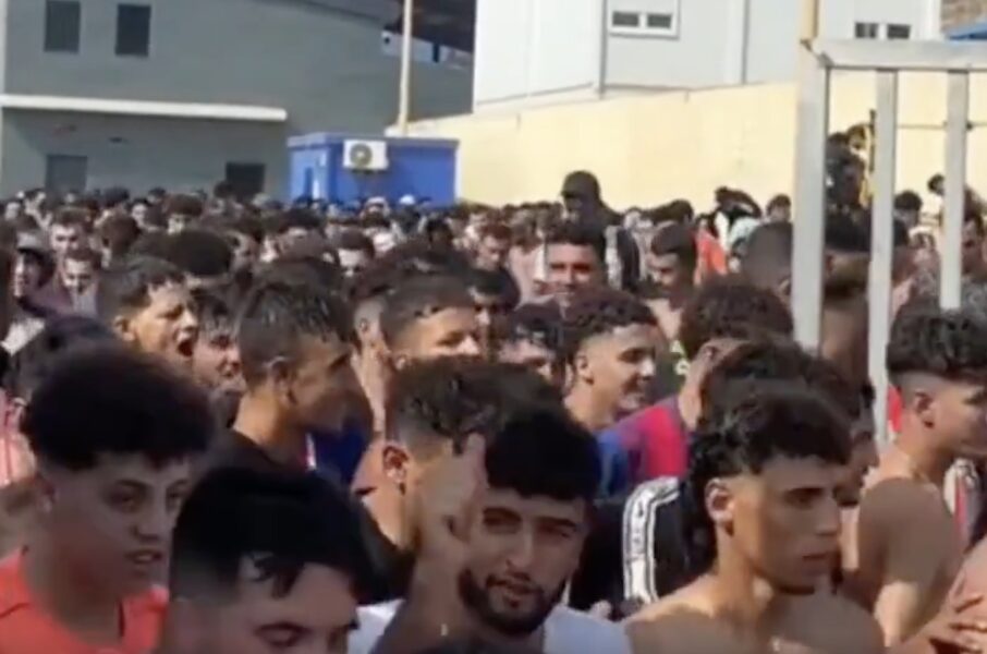 JUST IN: Spain’s Border Collapses As Hordes Of African Migrants Flood Small City