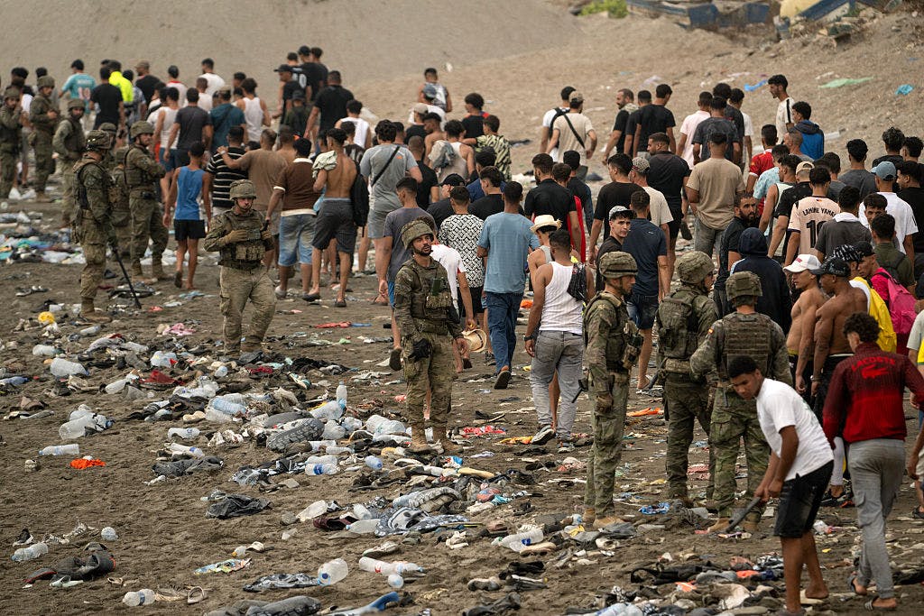 Terrified Spanish Woman Cries Out For Help Over Migrant Invasion