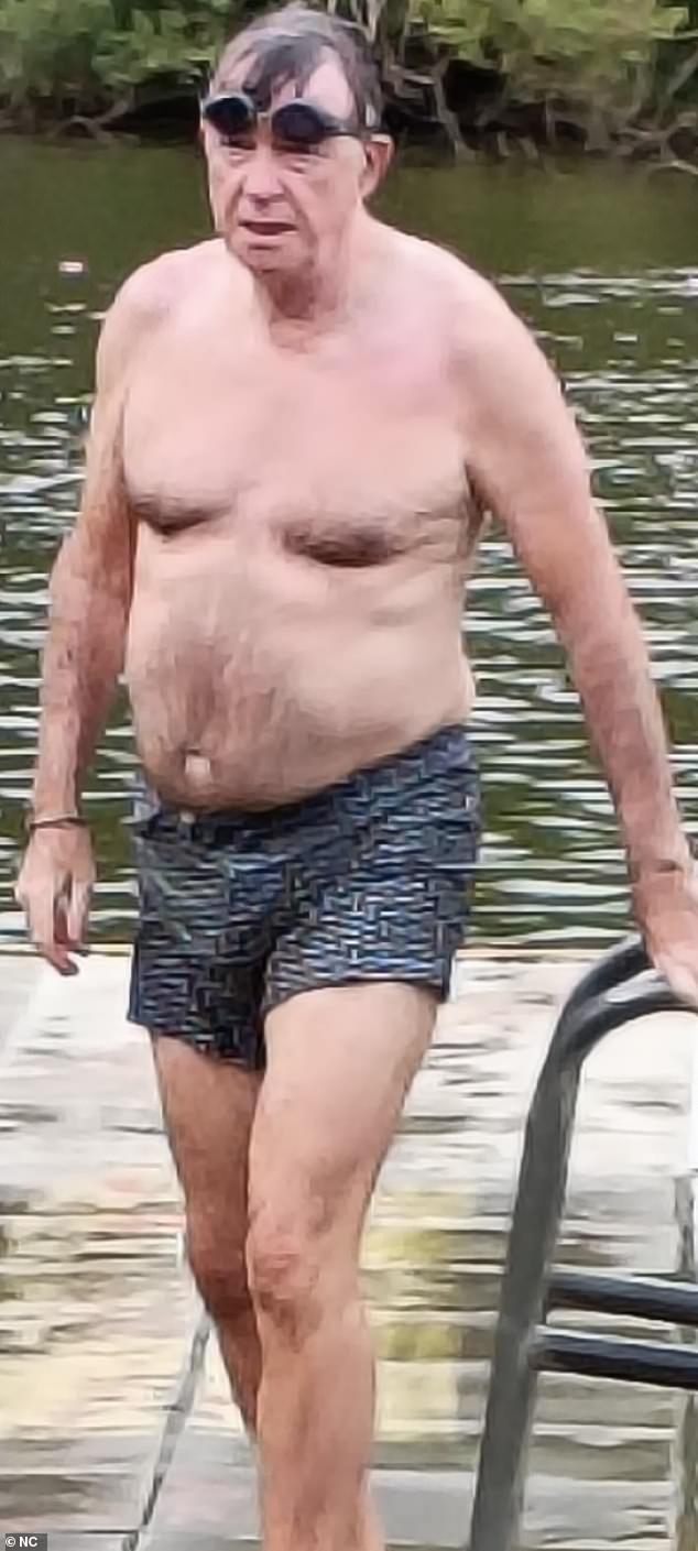 Peter Mandelson takes a dip in men's pond at Hampstead Heath in rare public outing since February arrest over Jeffrey Epstein allegations