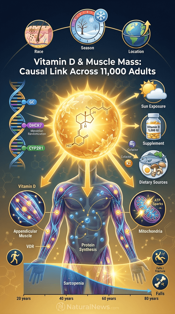 Study: Vitamin D Deficiency Linked to Age-Related Muscle Loss in Over 11,000 Adults