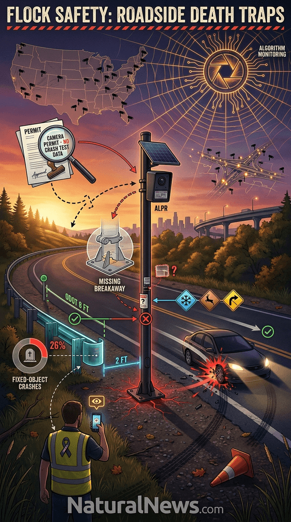 Experts Warn: Flock Safety Camera Poles Are Potential Roadside Death Traps