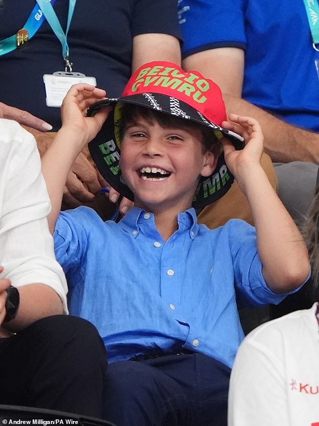 Prince Louis at the Sir Chris Hoy Velodrome