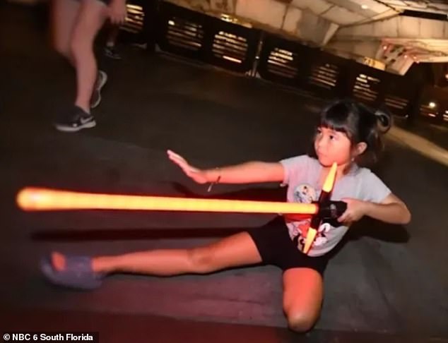The girl's parents remember her as both 'the princess and the knight'