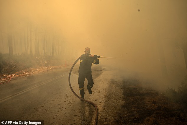Holidaymakers stay away from campsites as 'unprecedented' wildfires ravage France - while thousands of homes are evacuated in Greece