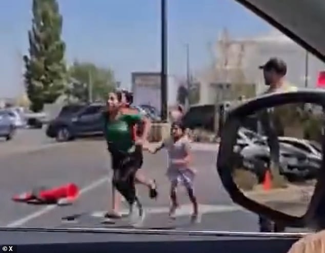 Witnesses shared footage of terrified people running for their lives following the bloody attack