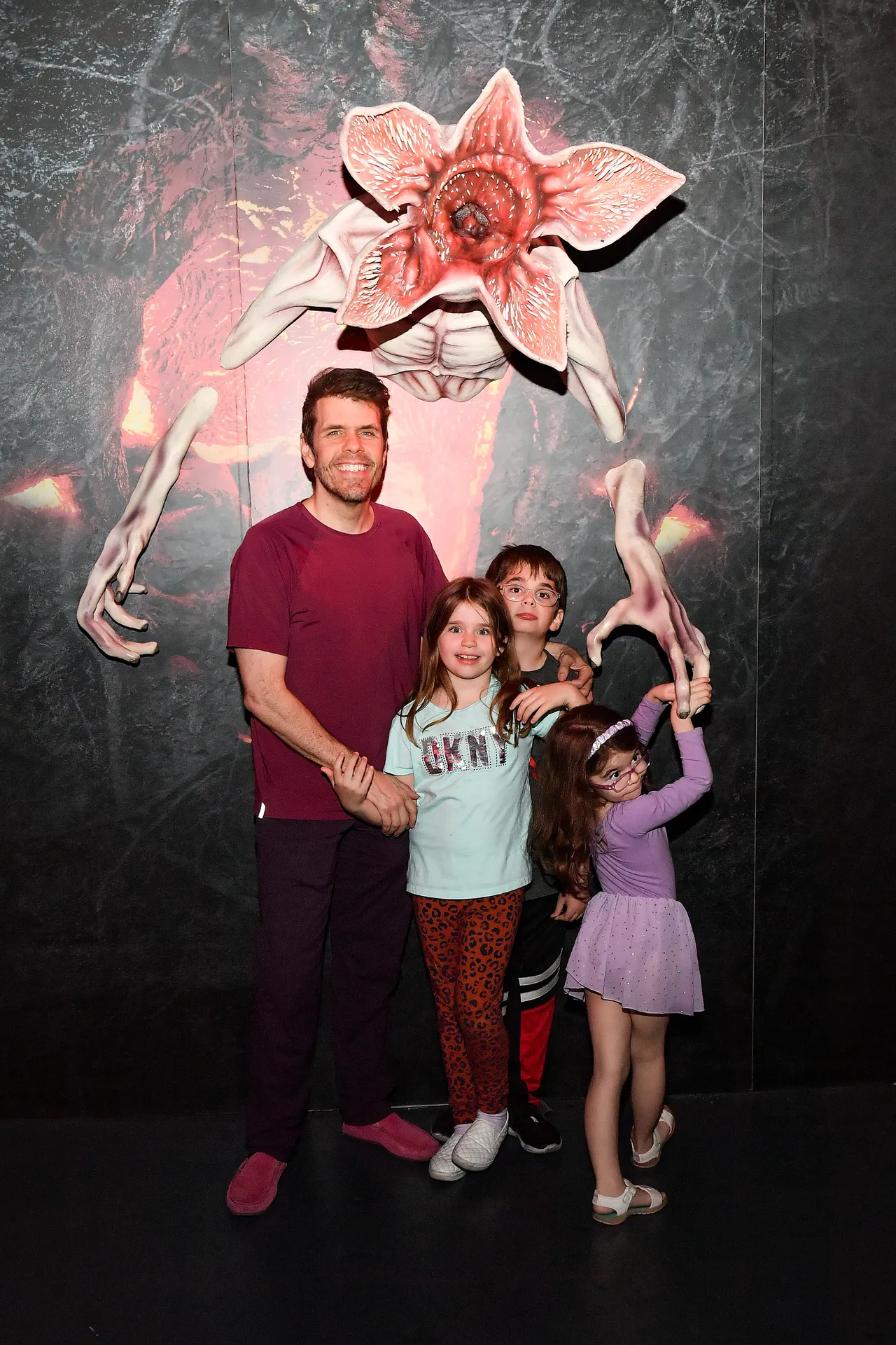  Netflix's Stranger Things: The Official Store Grand Opening Event LAS VEGAS, NEVADA - JUNE 08: Perez Hilton (L) and his children attend the grand opening event for Netflix's Stranger Things: The Official Store at the Showcase Mall on June 08, 2023 in Las Vegas, Nevada. (Photo by Bryan Steffy/Getty Images for Netflix)