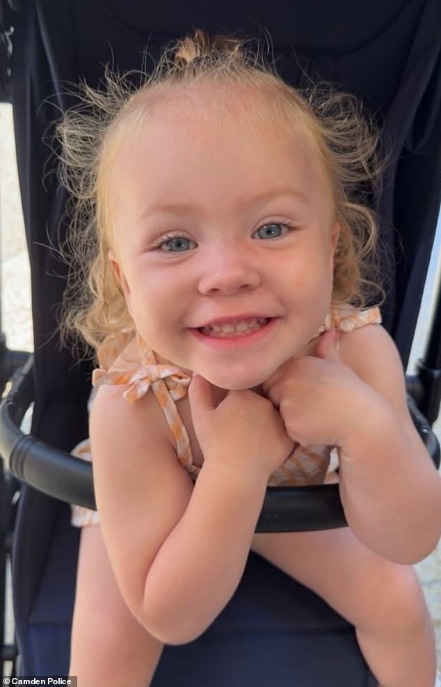 Pictured: Nayah. Officers say they are growing increasingly concerned for the welfare of the young family