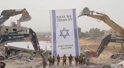 Israel Wipes Genocide Evidence in Gaza, Carting Off Rubble and Remains in 100 Trucks Daily