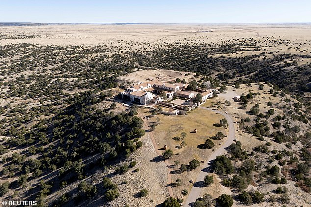 The sprawling estate in Stanley, New Mexico - known as known as Zorro Ranch - was one of several properties where the pedophile lured and abused girls