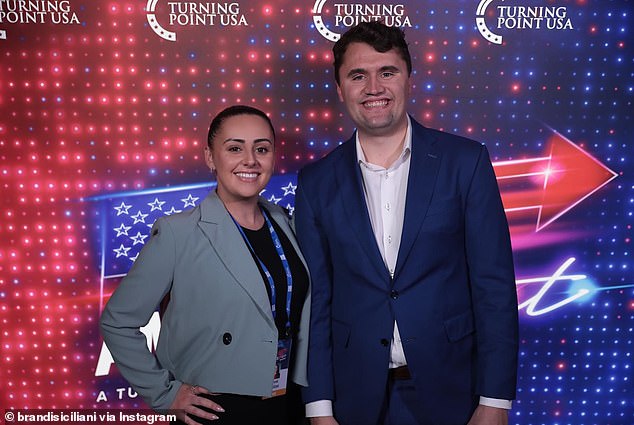 Brandi Siciliani of the Brandi and Billie Show Podcast met Kirk at a event in 2022, according to a photo she posted on Instagram