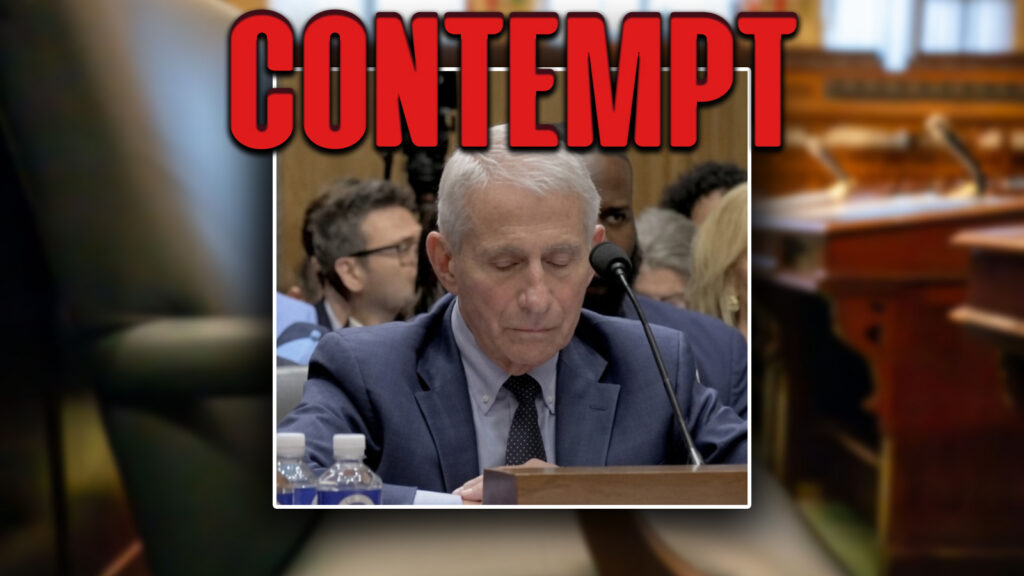 Senate Committee Approves Resolution Holding Fauci in Contempt of Congress, Will Refer Resolution to DOJ