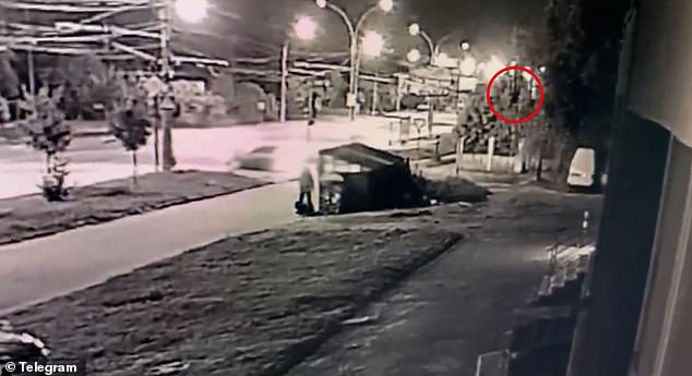 New footage appears to show more 'human safari' Russian drones targeting citizens: Ukrainian is chased as he runs for cover and another drone explodes as man tries to hide