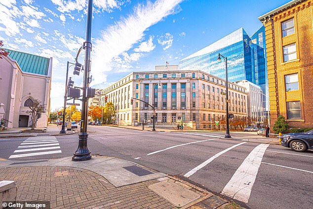 Raleigh pays about $1.20 per foot for a double-yellow center line, although it is unclear how much replacing the crooked section will cost (stock)