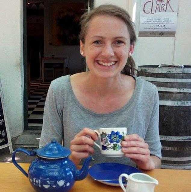 Ahmadzai is suspected of killing Ms Ross (pictured) before putting her body in a bag and dumping it in a derelict building