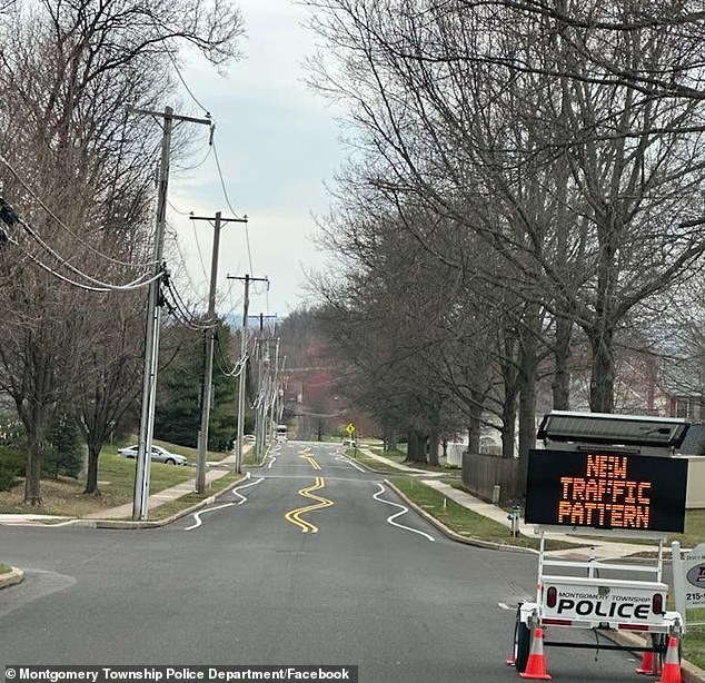 Drivers left furious after blundering city officials ruin their street with eyesore 'squiggly' yellow lines... leaving locals forced to take matters into their own hands to fix the problem