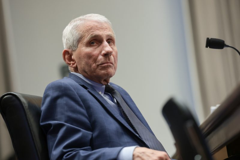 Former NIH Director Anthony Fauci listens during a hearing with the Senate Homeland Security and Governmental Affairs Committee on July 29, 2026 in Washington, DC. Fauci declined to answer questions from the committee asserting his fifth amendment right during the hearing. (Photo by Anna Moneymaker/Getty Images)