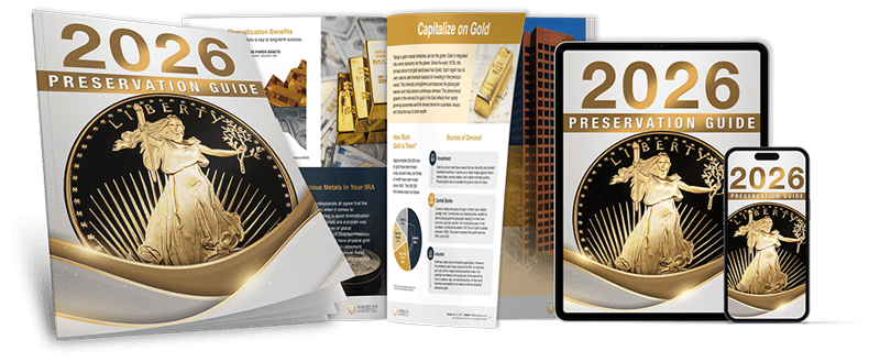 American Hartford Gold 2026 Preservation Guide displayed in print, tablet, and mobile formats
