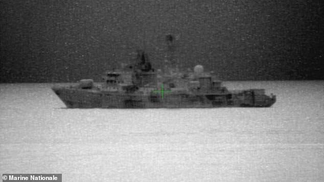 Marine Nationale, the French navy, has also been involved in operations tracking Neustrashimy