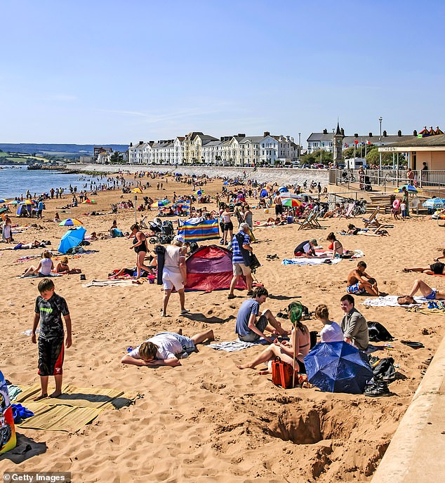 Marine conservation charity Surfers Against Sewage received more than 700 reports of sickness across 406 locations this year alone, including in Exmouth (pictured)