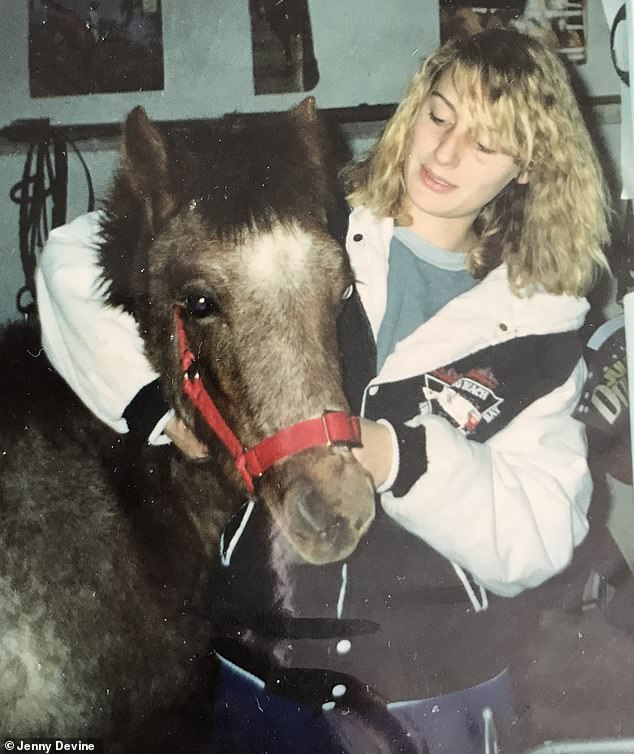 Jenny (pictured aged 14) says she was sexually abused by her stepfather when she was a teenager while her mother was dying of cancer