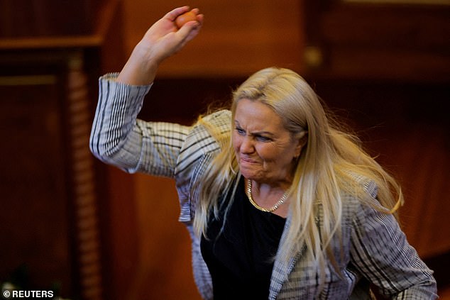 Kosovo politician throws EGGS at country's acting prime minister as attempts to form new government remain deadlocked