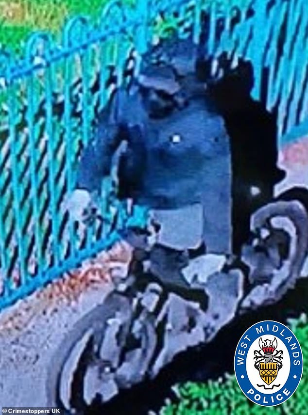 West Midlands Police described the man as 'black, in his 20s and was wearing a padded jacket along with a ski mask and sunglasses' when he attacked an 80-year-old woman