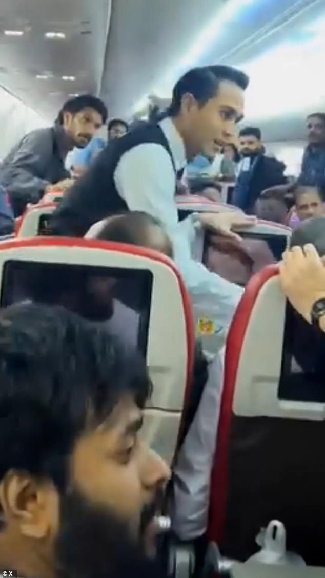 A spokesperson for Kochi airport police said he told officers that he 'felt like dying' while on the flight