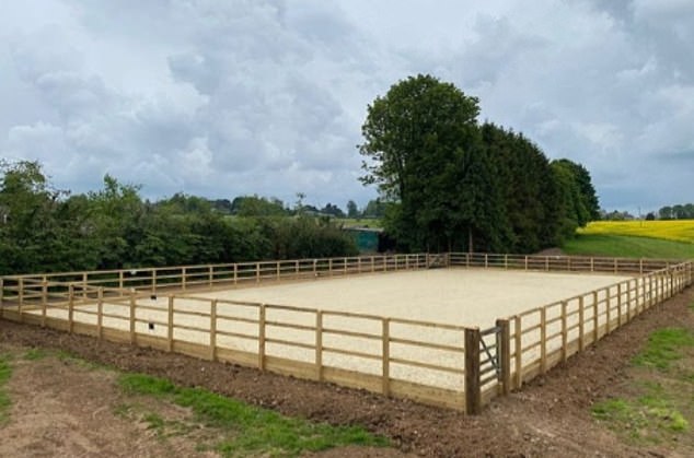 An example of what the arena will look like, which was submitted with the planning application