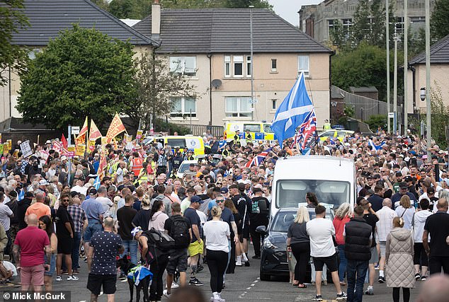 The Cladhan has been the scene of pro and anti-immigration demonstrations