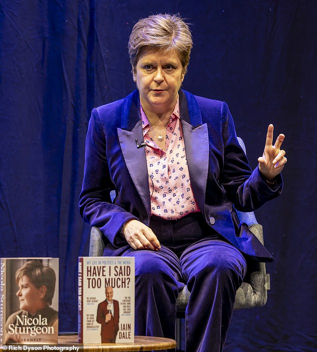 Ms Sturgeon, 56, said Ms Cherry 'seems to have an obsession with me that is not reciprocated' at an Edinburgh Fringe show on Saturday