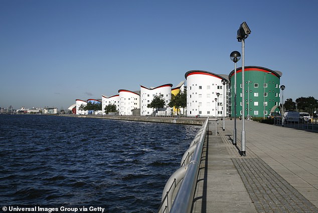 Nasr was found dead in a halls of residence (dorm) room at the University of East London (pictured)