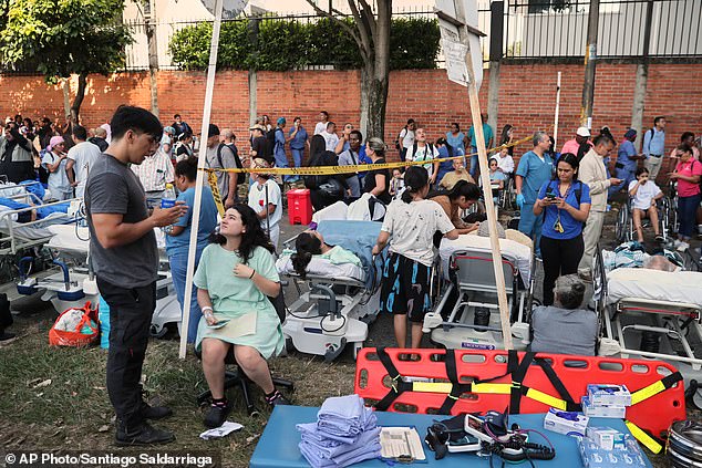 Colombia's geological service said the magnitude of the quake, which struck at 7.30am local time (1.30pm UK time), was 7.4 and that its depth was 60 miles