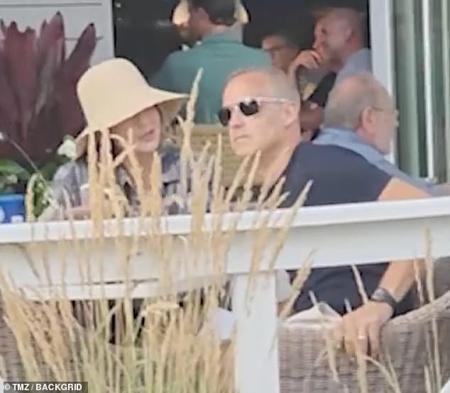 Days earlier, Noem and Corey Lewandowski were snapped getting cozy during a lunch date at The Grocer's Table in Wayzata, a wealthy suburb of Minneapolis, Minnesota
