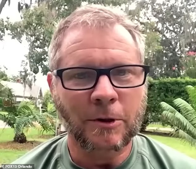 Good Samaritan John Gamache says he heard the victim's frantic cries and rushed to help