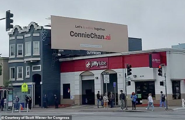 Wiener launched the AI chatbot last Monday, but on Friday announced they were taking down the website and the campaign billboards that promoted it