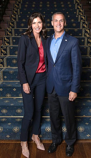 Noem and Lewandowski have long been rumored to have a romantic relationship despite both being married