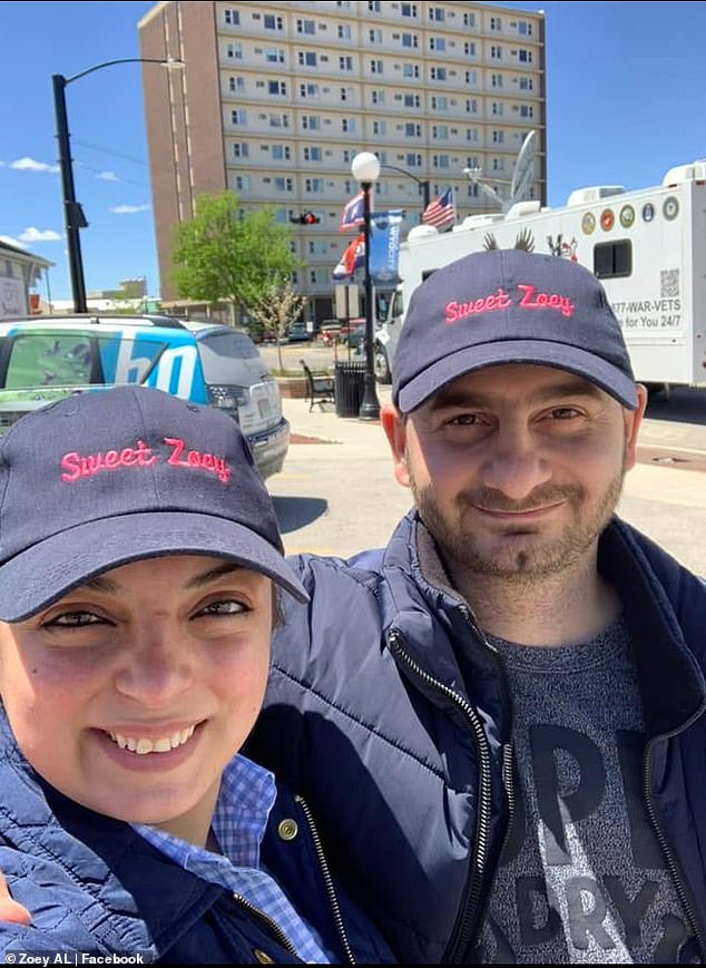Aldahash (left) chose to turn to social media rather than police after claiming a previous dine-and-dash report in 2024 went nowhere