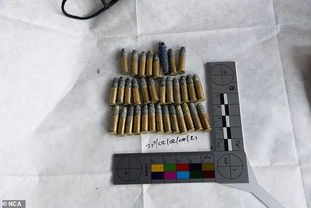 Investigators found ammunition such as this at Boylett's home in Telford, Shropshire