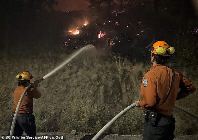 Premier David Eby said spread by 2,000 acres in roughly an hour and created its own weather system. Eby said the Bald Range fire was 'like a bomb going off in the Summerland region'