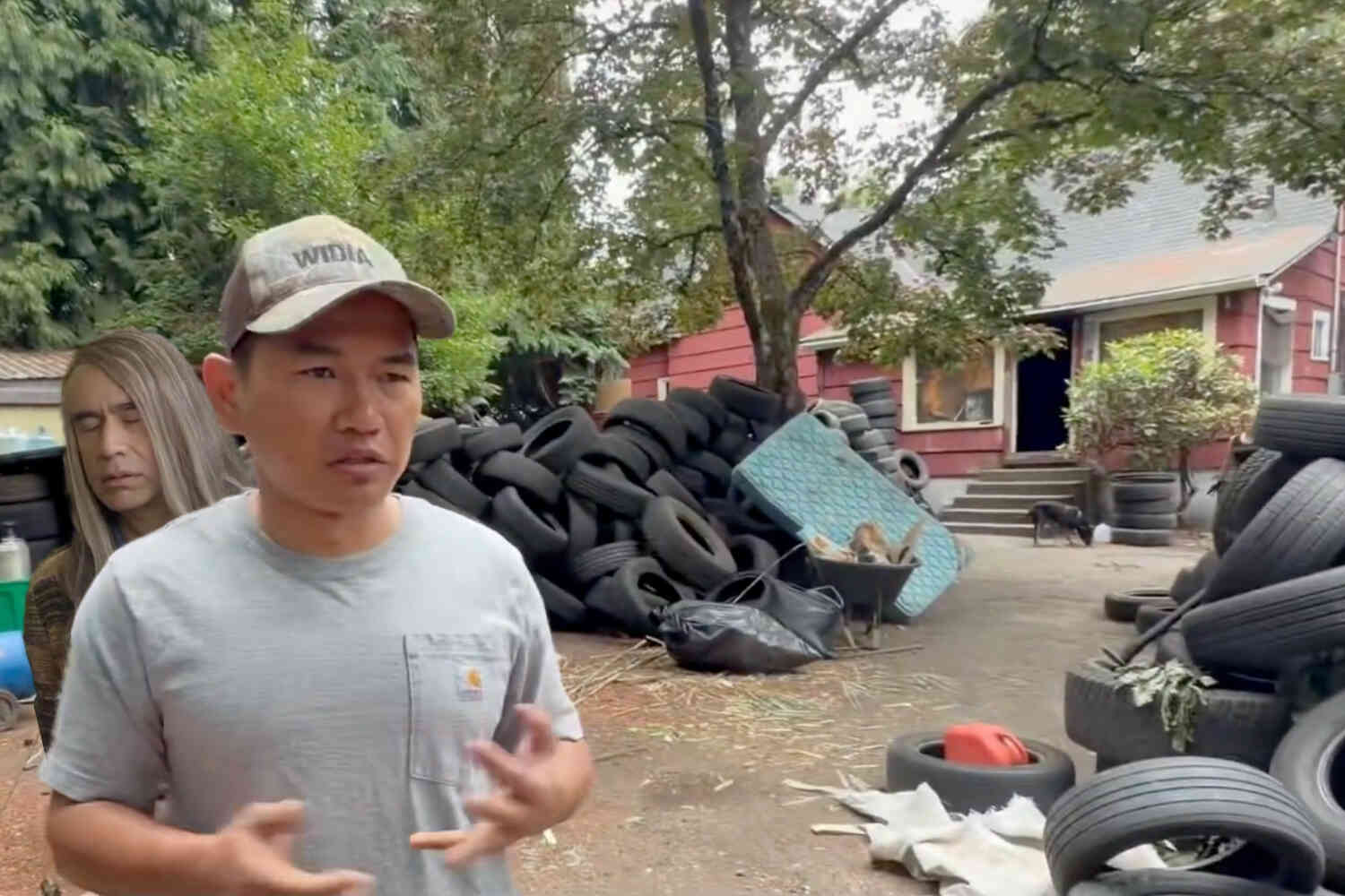 Thumbnail for Portland homeowner returns to find squatters and 50,000 tires on his property