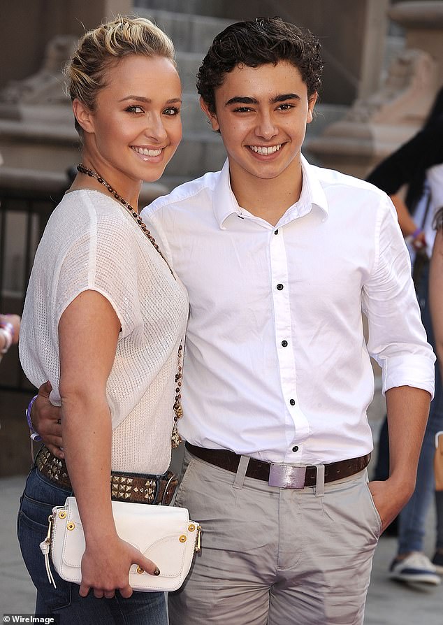 Hayden Panettiere and her brother Jansen are pictured together in 2011