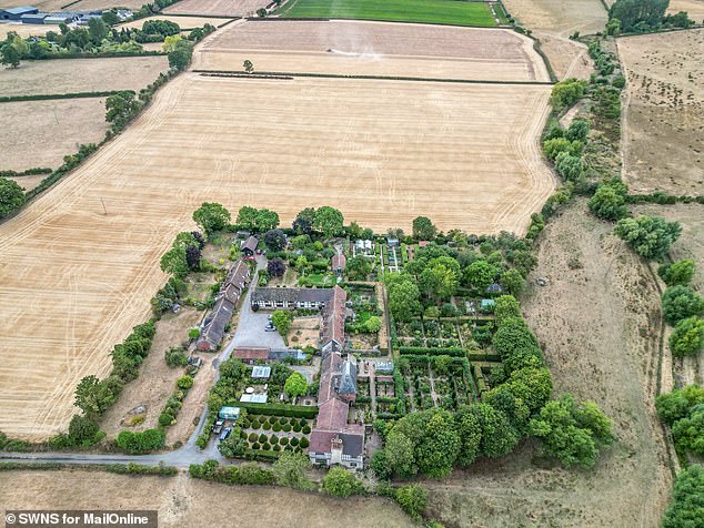 Monty Don's lush garden is an oasis of green as Britain battles record-breaking drought